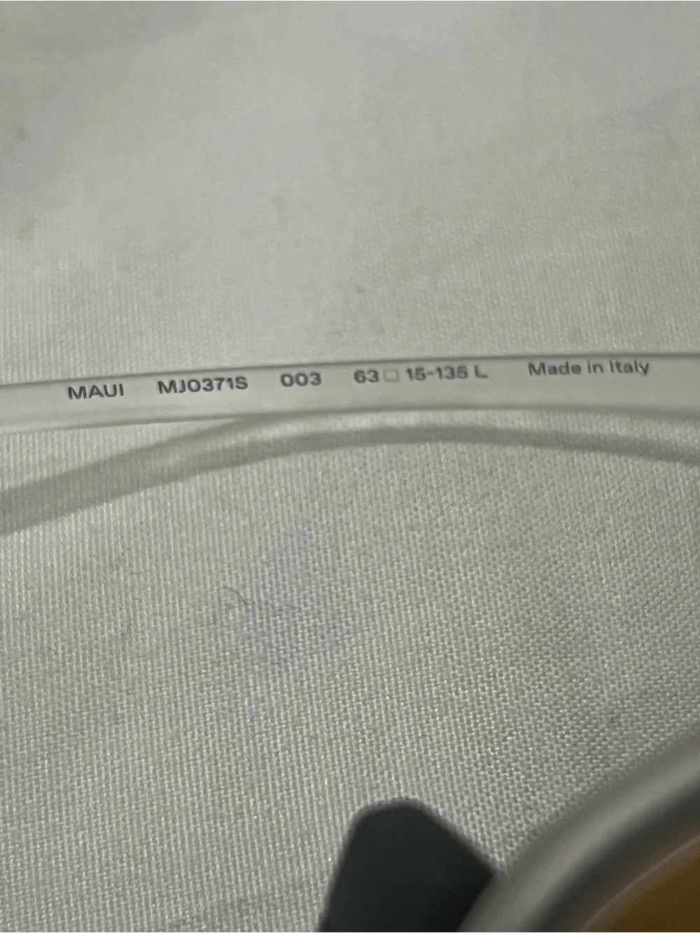 Maui Jim Malu White Frame Sunglasses with Pink/Orange Mirrored Lenses